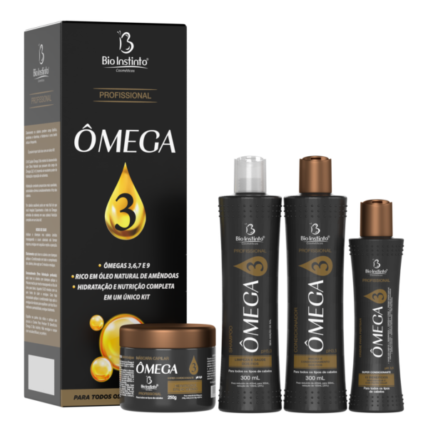 KIT CAPILAR 4 ITENS OMEGA 3 BIO INSTINTO
