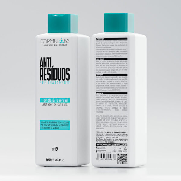 SHAMPOO ANTI-RESIDUOS FORMULABS 1L GLATTEN