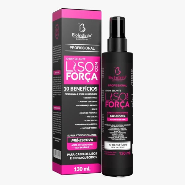 SPRAY LISO COM FORÇA 10 BENEFICIOS BIO INSTINTO