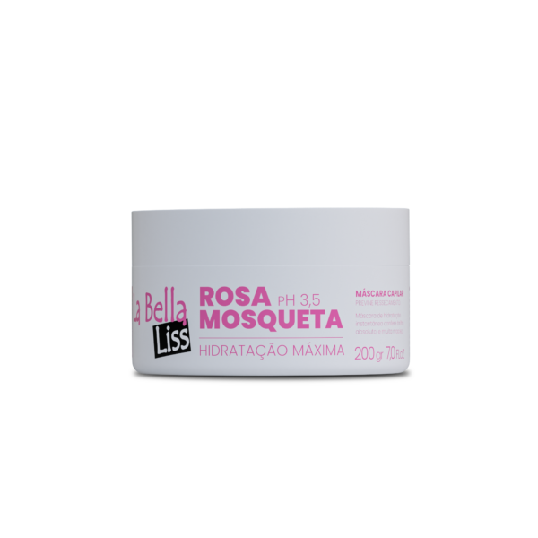 MASCARA CAPILAR ROSA MOSQUETA LA BELLA LISS 200G