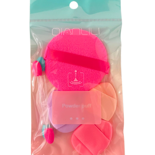 KIT 4 ESPONJAS + 2 APLICADORES DE SOMBRA – 6 ITENS