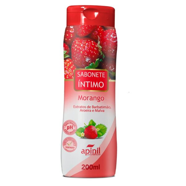 SABONETE INTIMO MORANGO 200ML APINIL