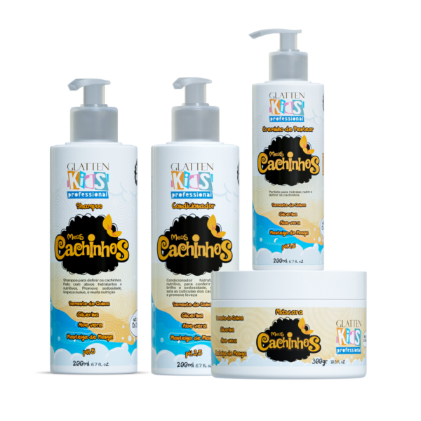 KIT CAPILAR 4 ITENS MEUS CACHINHOS GLATTEN