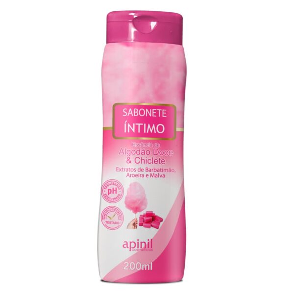 SABONETE INTIMO ALGODAO DOCE & CHICLETE 200ML APINIL