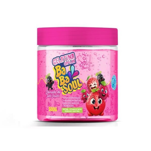 GELATINA CAPILAR BABASOUL TUTTI FRUTTI 500G SOUL