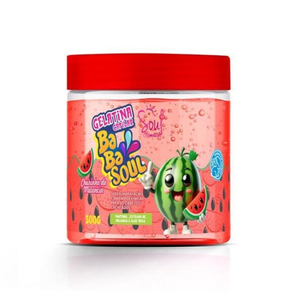 GELATINA CAPILAR BABASOUL MELANCIA 500G SOUL