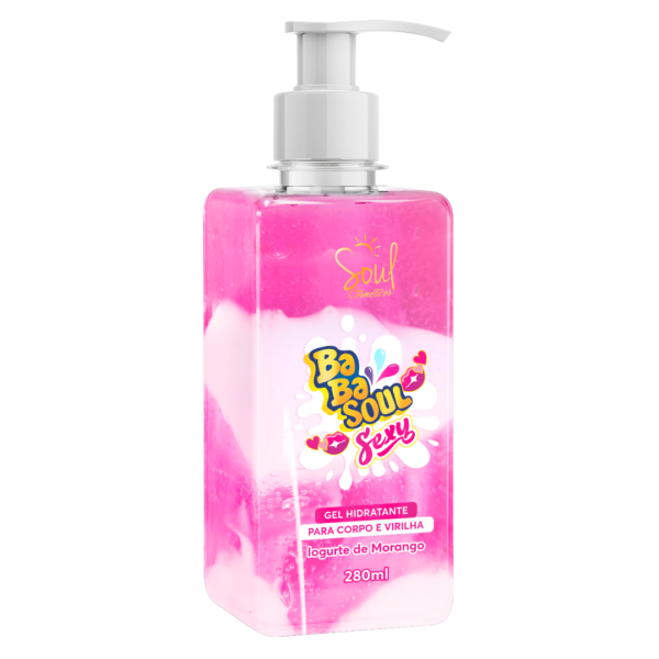 GEL BEIJAVEL BABASOUL SEXY IORGUTE DE MORANGO SOUL 280ML