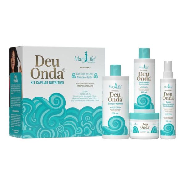 KIT CAPILAR 4 ITENS DEU ONDA MARY LIFE
