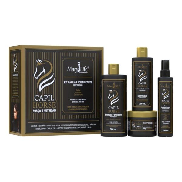 KIT CAPILAR 4 ITENS CAPIL HORSE MARY LIFE