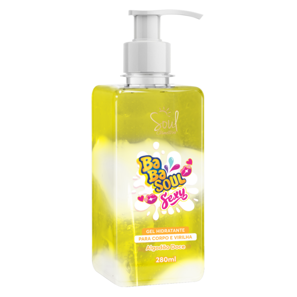 GEL BEIJAVEL BABASOUL SEXY ALGODÃO DOCE SOUL 280ML